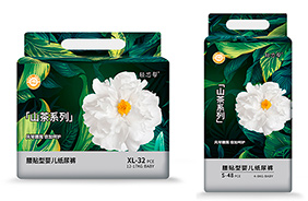 輕芯幫山茶系列腰貼型嬰兒紙尿褲