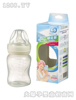 樂(lè)樂(lè)寶貝寬口徑食品級(jí)PP奶瓶