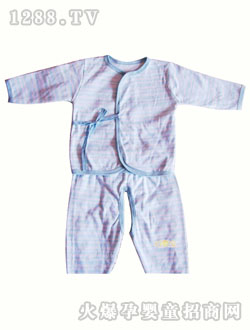 巧嬰寶嬰兒藍(lán)色套裝