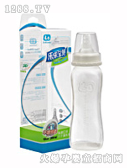 樂(lè)樂(lè)寶貝6安標(biāo)口PP奶瓶