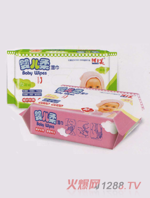 潔之美嬰兒啟封柔濕巾80P