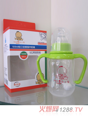 愛(ài)乳小熊125ml鳥口徑pp奶瓶