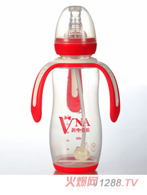 VNA金盾240ml窄口三耳兩用PP奶瓶