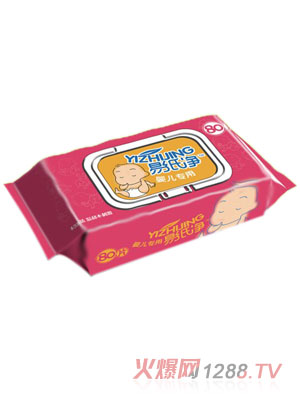 易紙凈嬰兒專用濕巾80片紅色裝