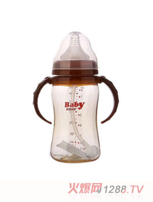 家茵寶寶寬口徑雙柄全自動(dòng)PPSU奶瓶