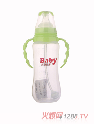 家茵寶寶標(biāo)準(zhǔn)口徑雙柄全自動(dòng)PP奶瓶