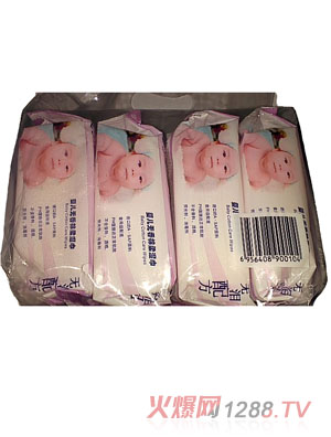 幼柔無(wú)淚配方嬰幼兒濕巾4袋裝