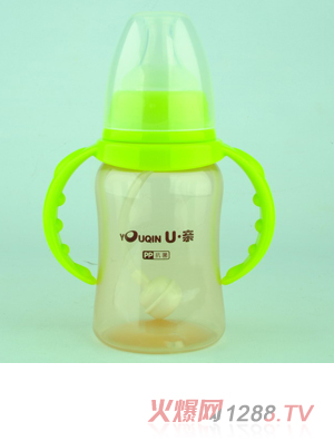 U親A331寬口PP抗菌奶瓶140ml