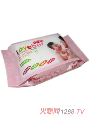 貝美親嬰兒濕巾25片