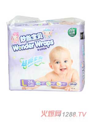 妙然寶貝超級(jí)柔爽紙尿褲L