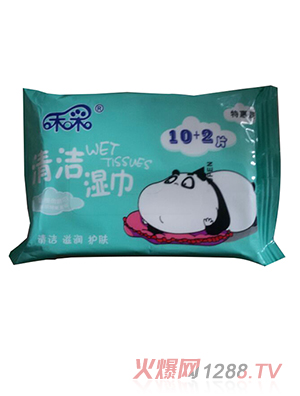 禾采清潔濕巾12片特惠裝（藍色）