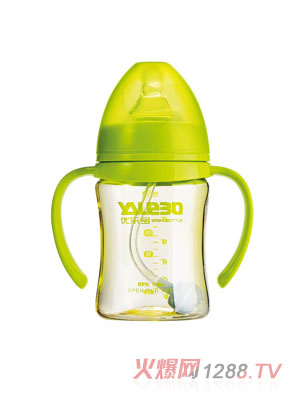 優(yōu)樂寶PPSU寬口徑有柄自動(dòng)奶瓶180ML(Y)
