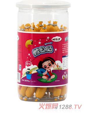 味佳小美原味鱈魚(yú)腸桶裝