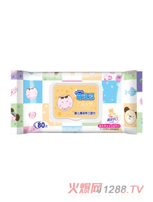 萌逗逗嬰兒清潤(rùn)手口濕巾