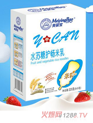 美嬰寶水蘇糖護(hù)暢米乳盒裝
