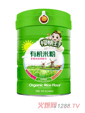 櫻桃王子有機(jī)米粉-蘋(píng)果鐵鋅鈣配方-桶裝