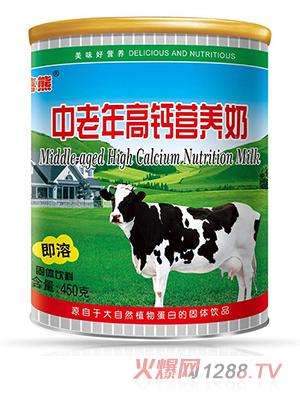 嘻嘻熊中老年高鈣營(yíng)養(yǎng)奶