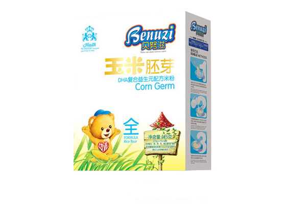 貝努滋DHA復合益生元玉米胚芽盒裝