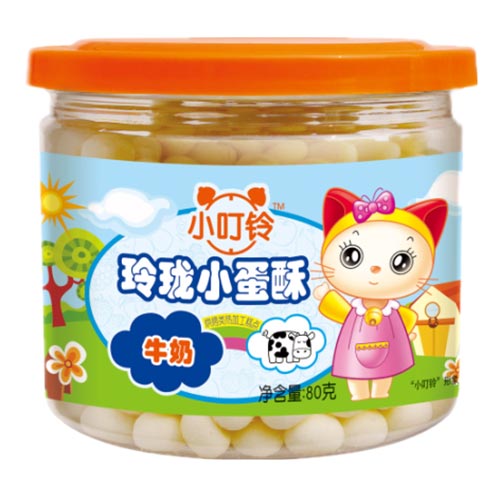 小叮鈴瓏瓏小蛋酥牛奶