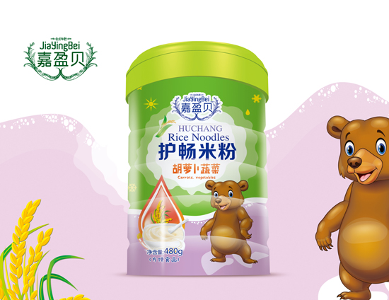 嘉盈貝胡蘿卜蔬菜護(hù)暢米粉