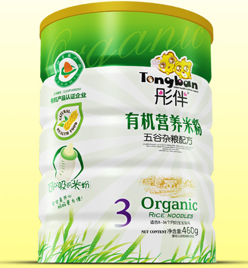 彤伴五谷雜糧有機米粉鐵聽裝3段