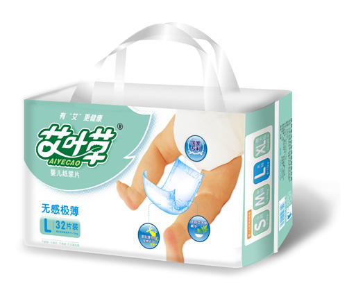 艾葉草無感極薄紙尿片L32片裝