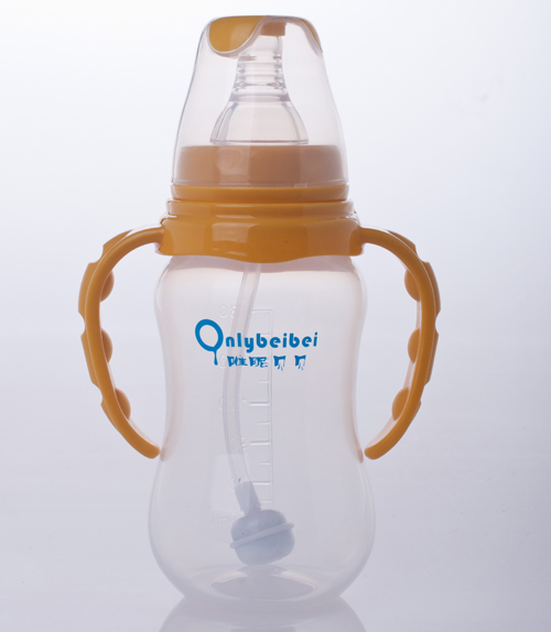 唯昵貝貝標(biāo)口PP奶瓶180ml棕色