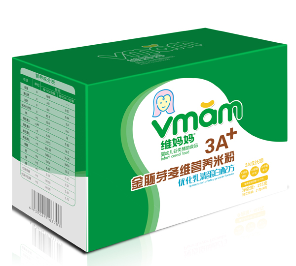 維媽媽優(yōu)化乳清蛋白3A金胚芽多維營(yíng)養(yǎng)米粉