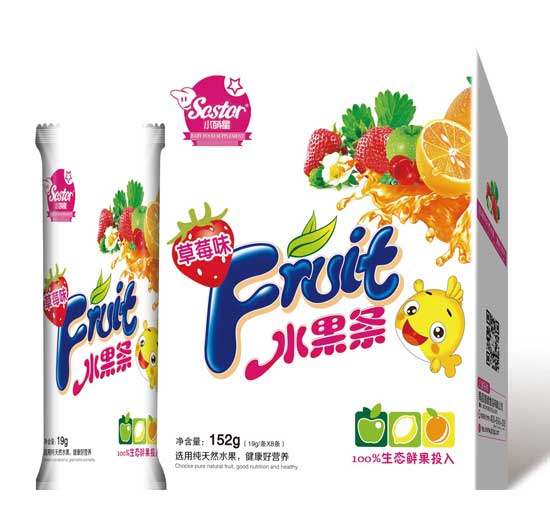 小萌星草莓味水果條