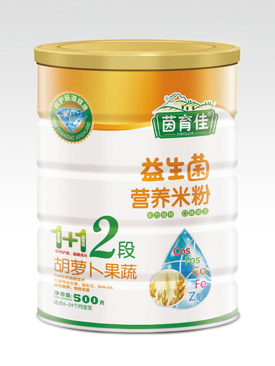 茵育佳胡蘿卜果蔬益生菌營養(yǎng)米粉