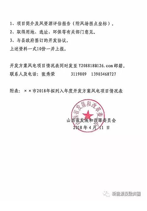 今日截止！山西發(fā)改委要求各市上報2018年風電開發(fā)