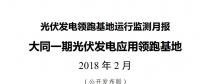 大同一期光伏發(fā)電領(lǐng)跑基地運行監(jiān)測月報發(fā)布 各大企業(yè)表現(xiàn)如何？