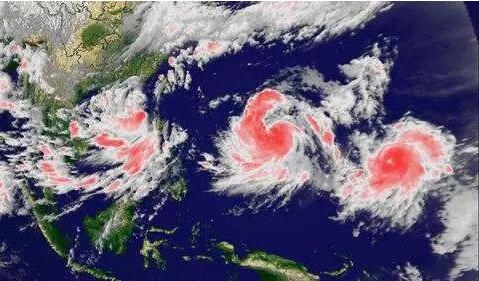 多個(gè)預(yù)警齊發(fā) 三臺(tái)風(fēng)海上共舞 強(qiáng)降雨將覆蓋我國(guó)六大流域