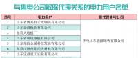 山東關于發(fā)布2018年10月份售電公司與新增電力用戶代理關系公示結果的通知