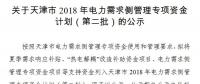 1917萬元！天津公示2018年電力需求側(cè)管理專項(xiàng)資金計(jì)劃（第二批）