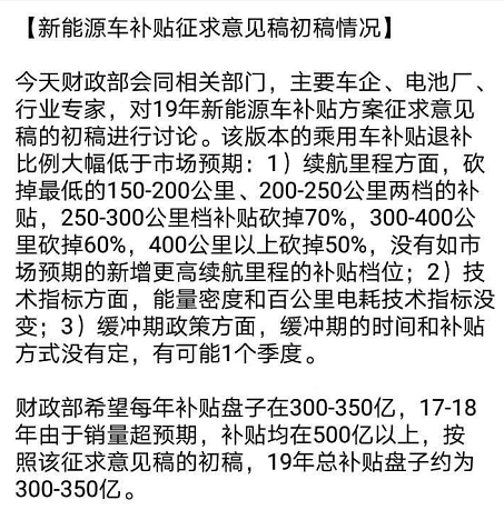 該信誰？2019年新能源汽車補(bǔ)貼版本滿天飛 到底哪個(gè)靠譜？